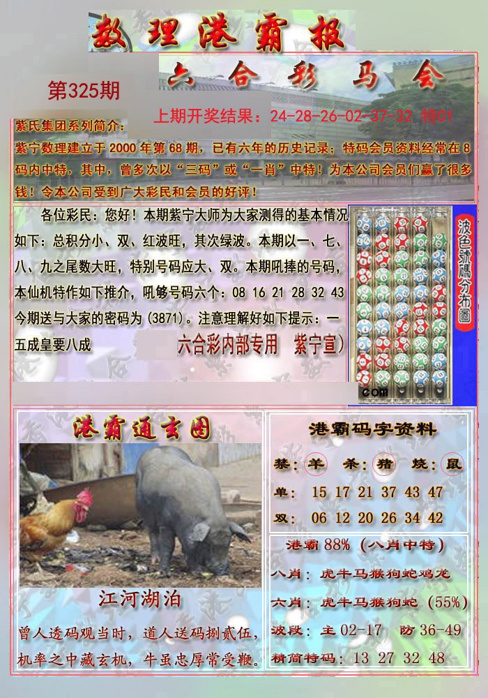 2024325期港霸报