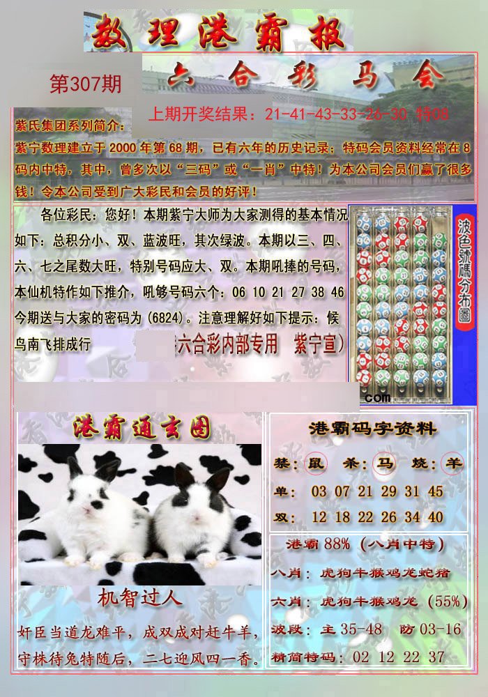 2024307期港霸报