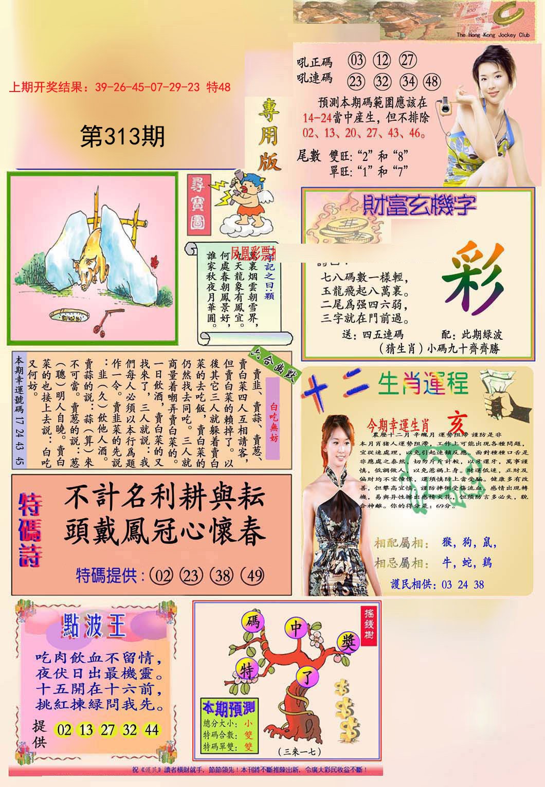 2024313期九龍专用版(推荐)