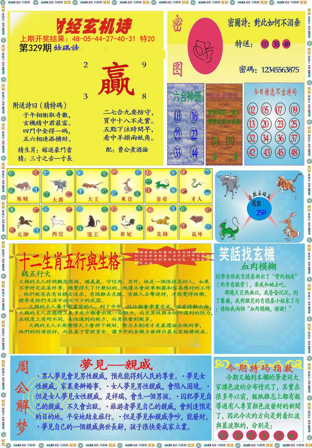 2024329期九龍财经B(推荐)