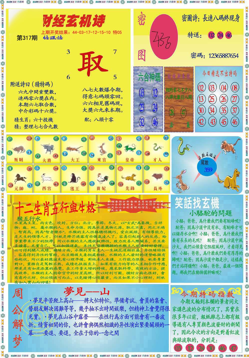 2024317期九龍财经B(推荐)