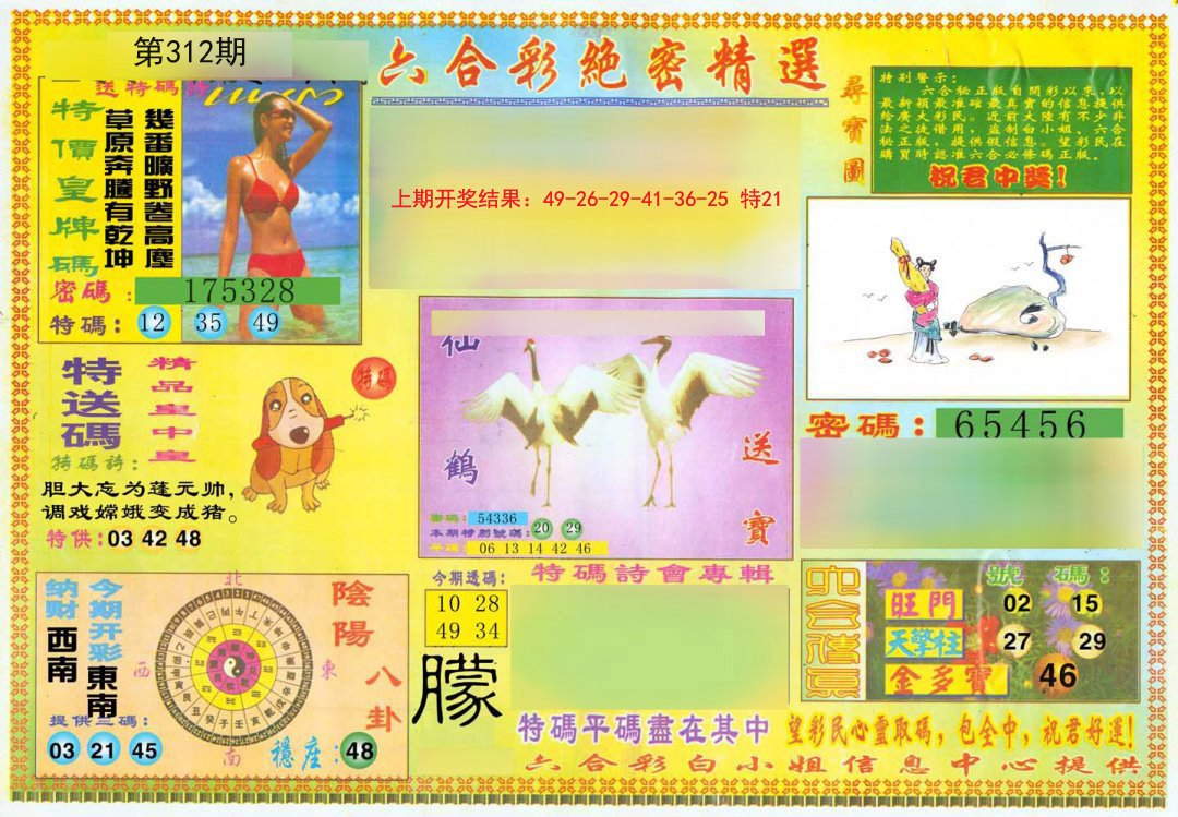 2024312期绝密精选A