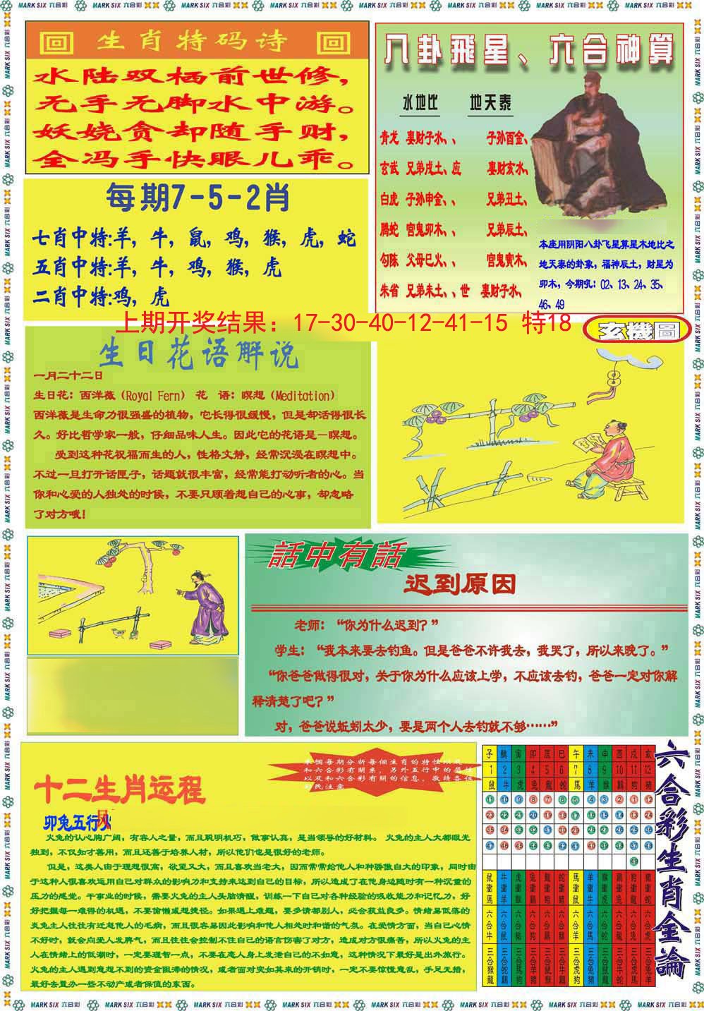 2024315期九龍马经B(推荐)