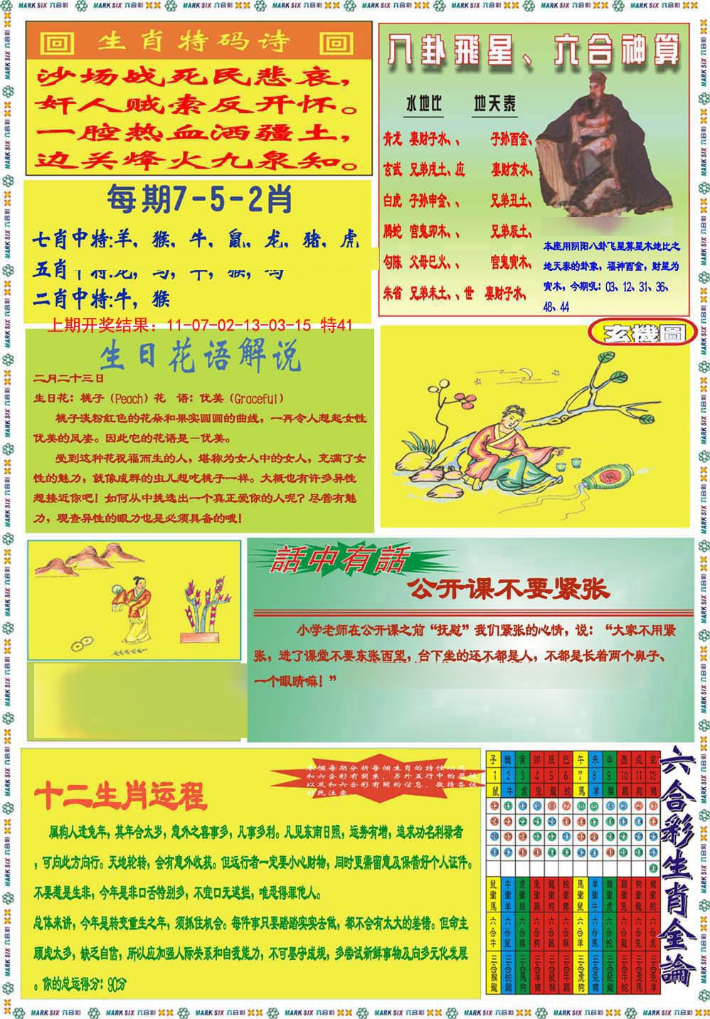 2024328期九龍马经B(推荐)