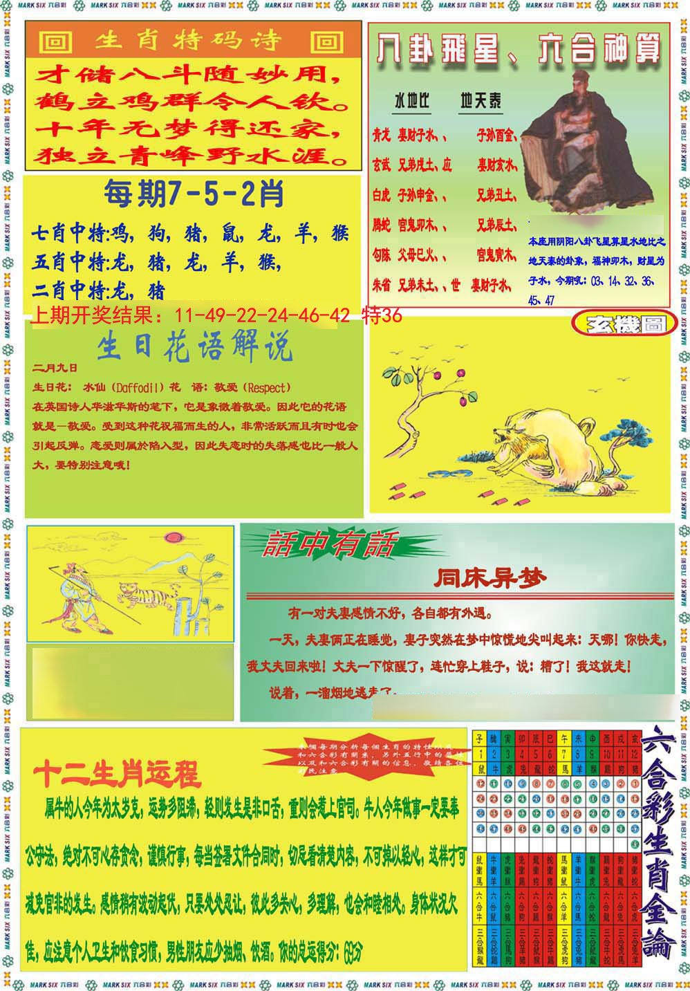 2024322期九龍马经B(推荐)