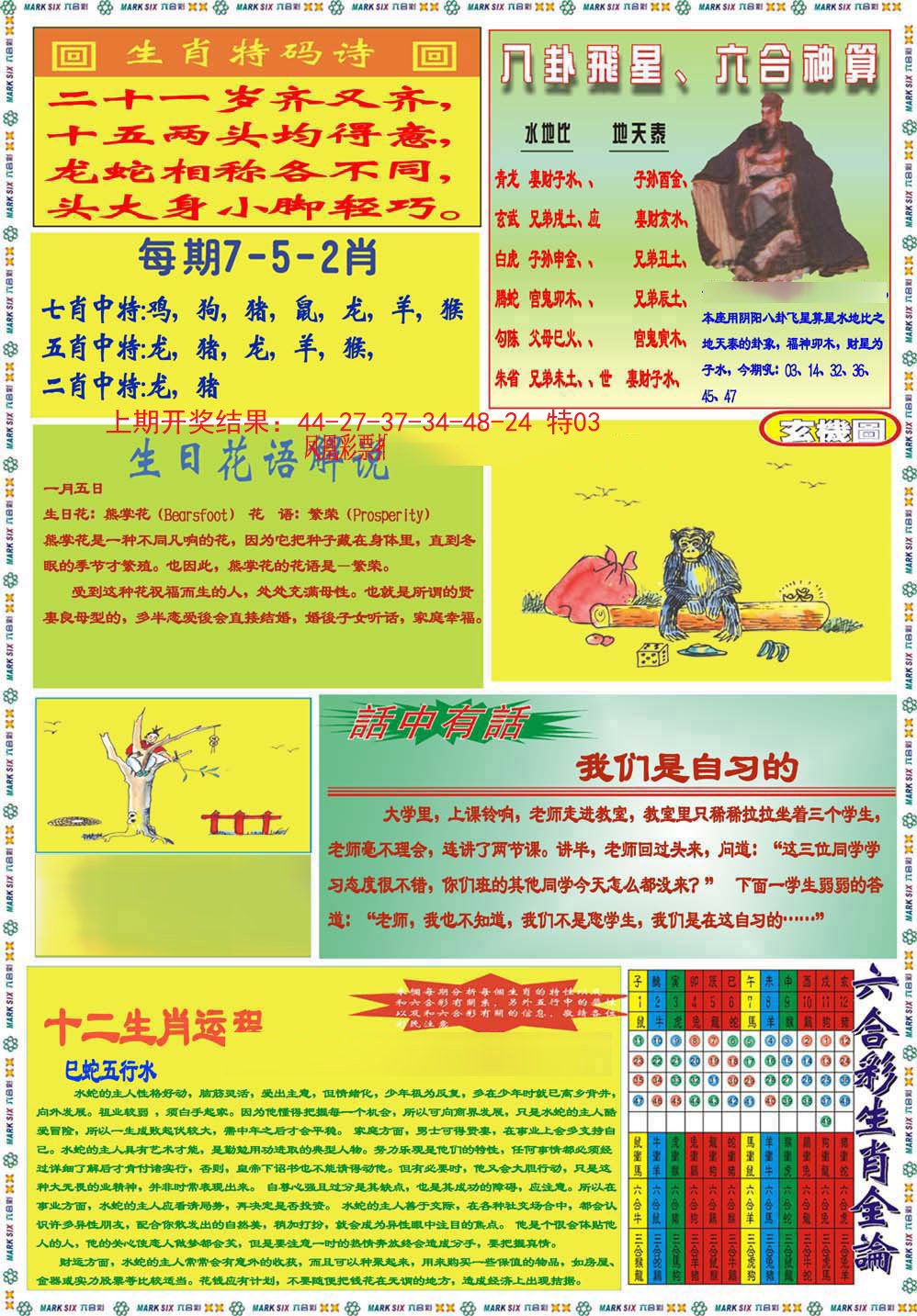 2024308期九龍马经B(推荐)