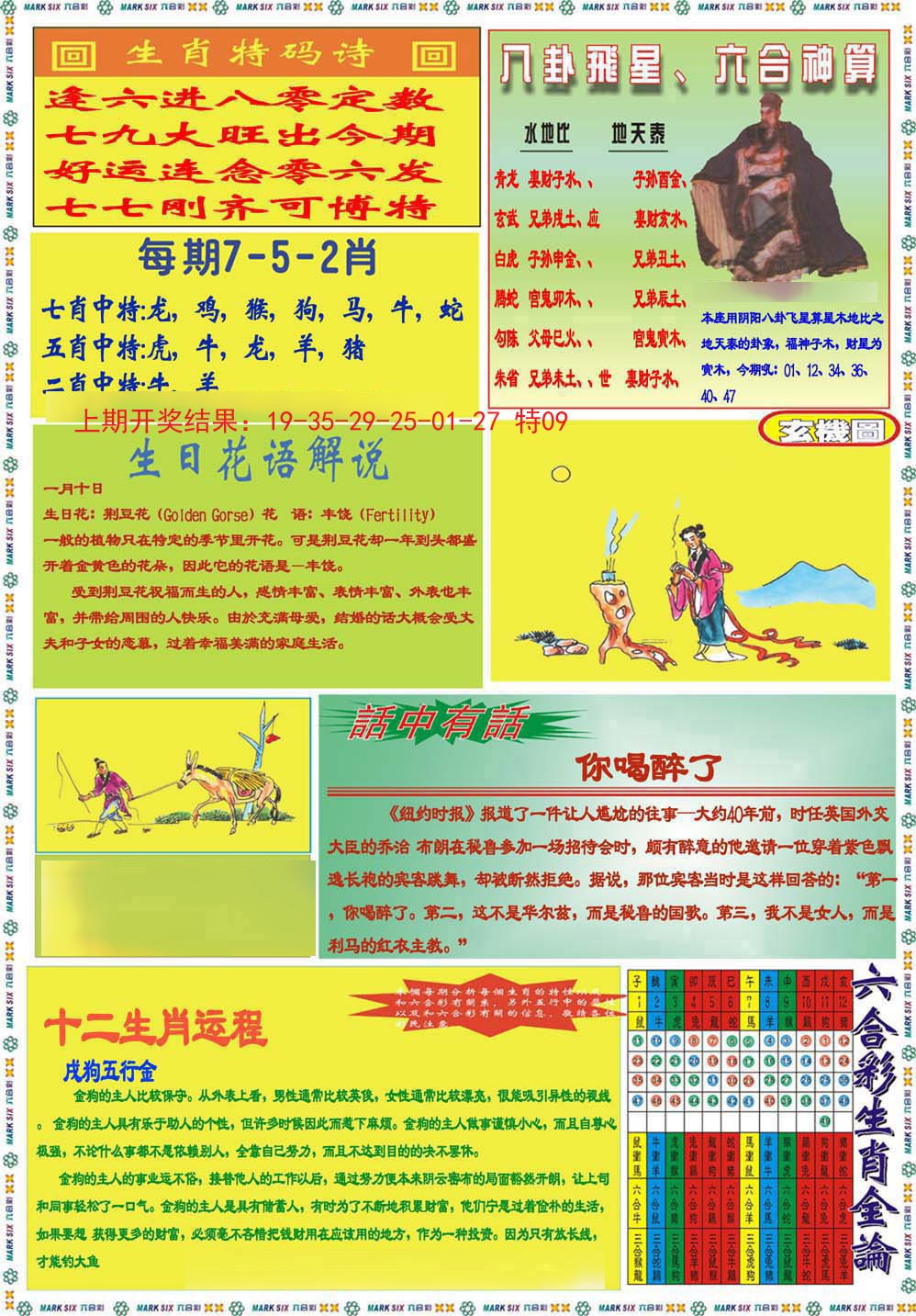 2024310期九龍马经B(推荐)