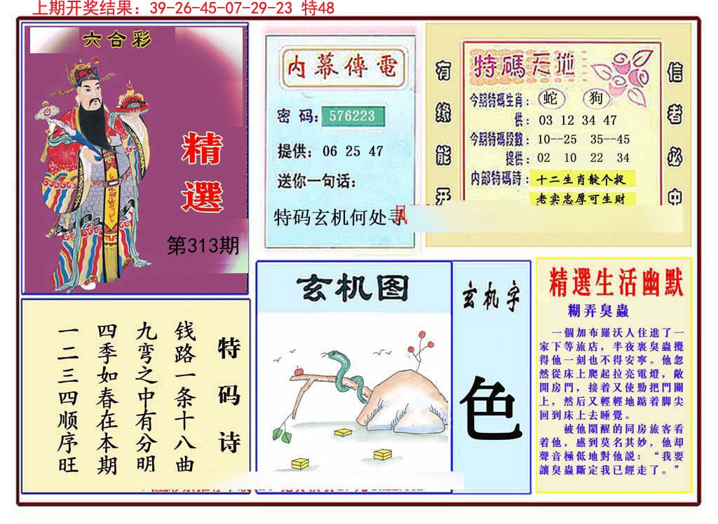 2024313期九龍精选(推荐)