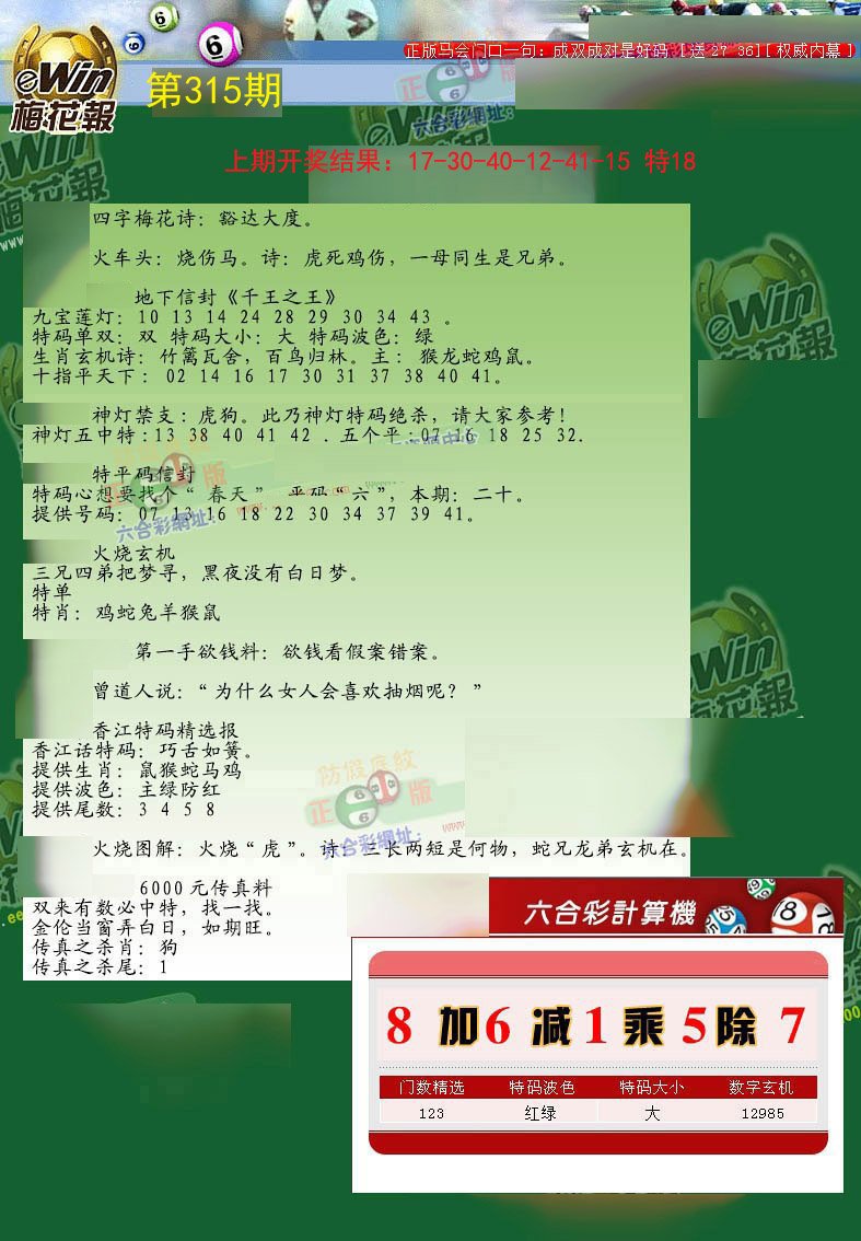 2024315期梅花报