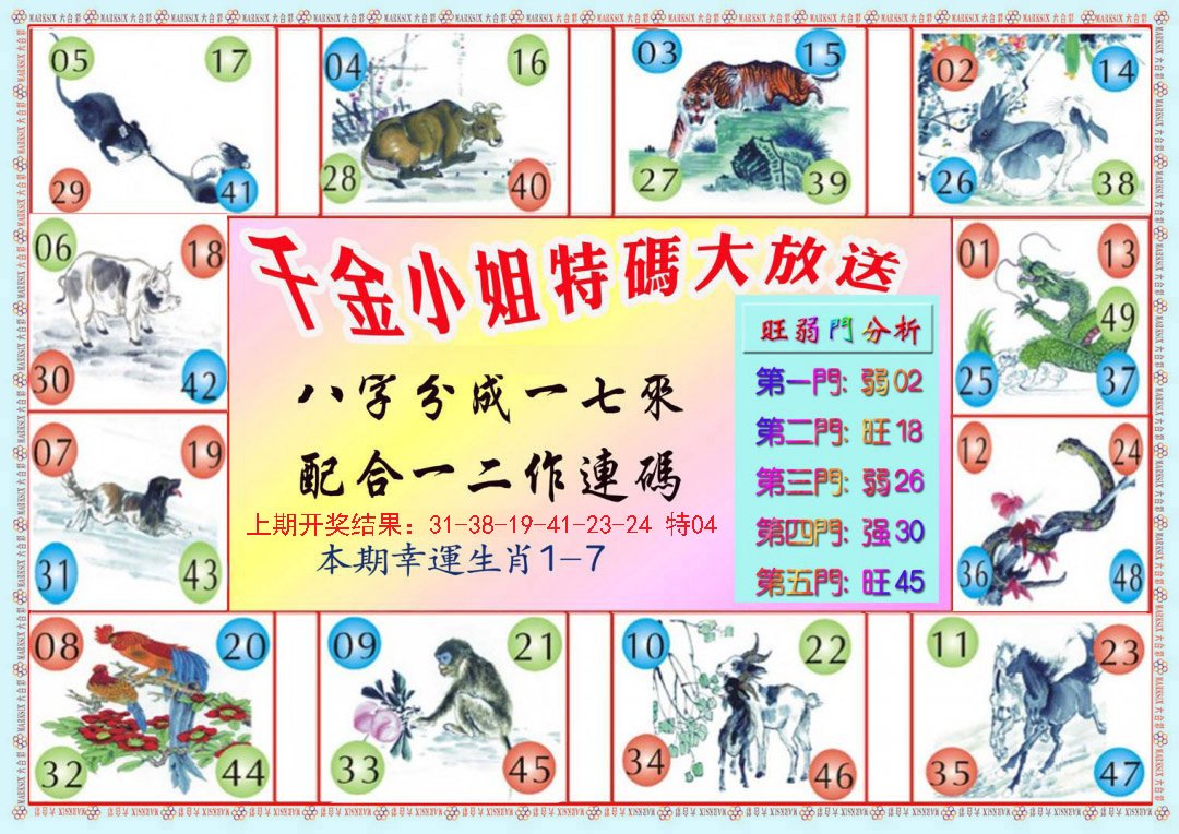 2024311期千金小姐B版