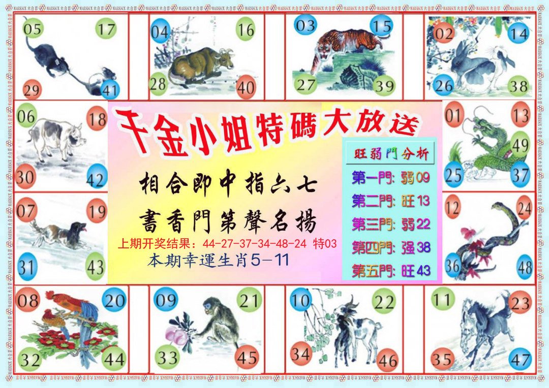 2024308期千金小姐B版