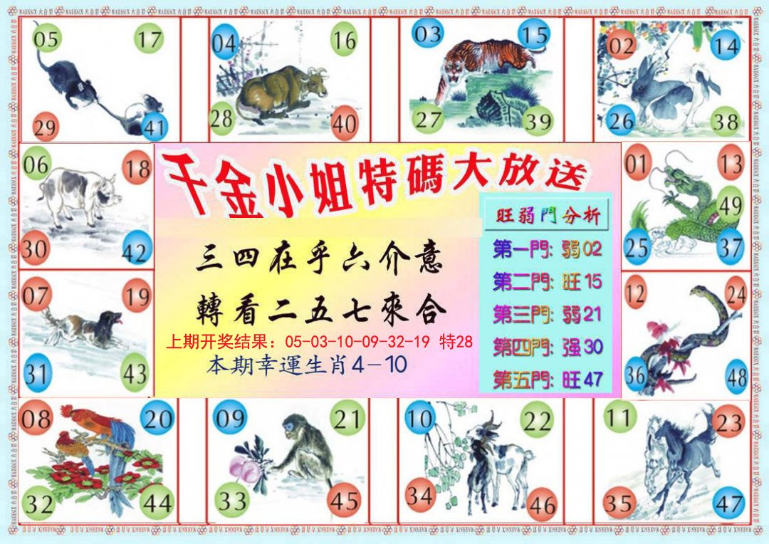 2024326期千金小姐B版