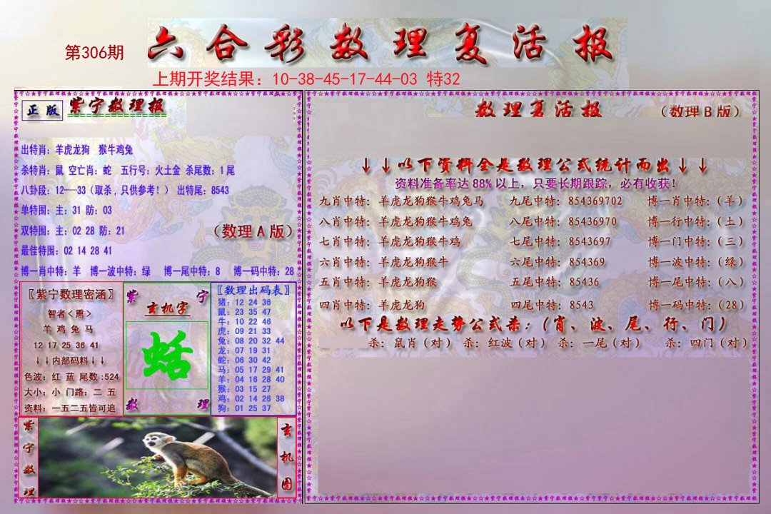 2024306期数理复活报