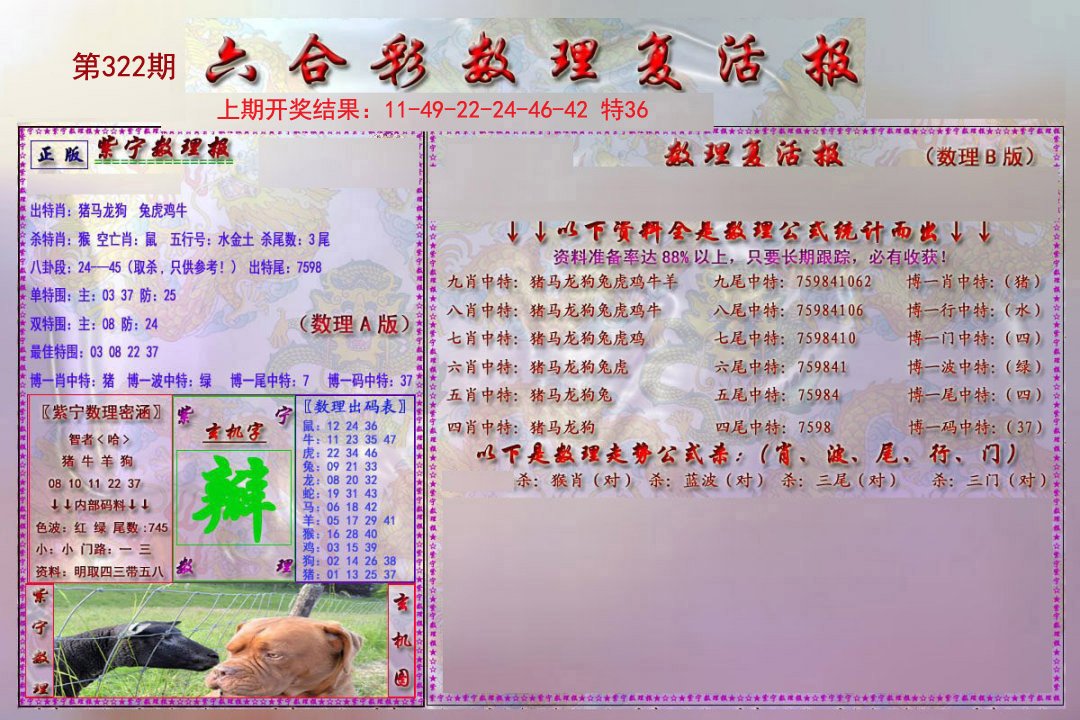 2024322期数理复活报
