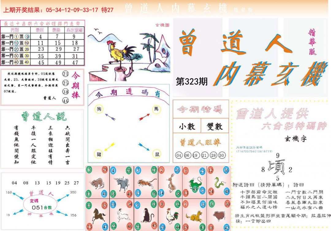 2024323期曾道人内幕精华版