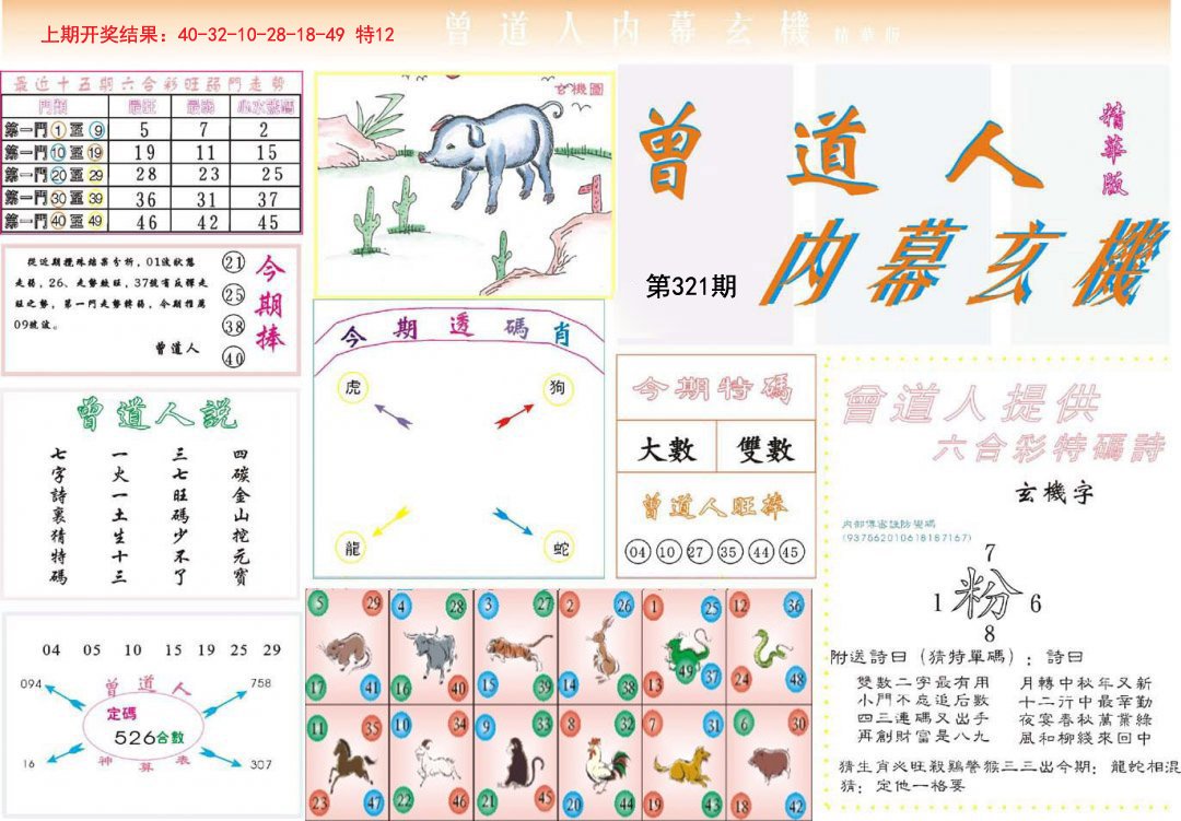 2024321期曾道人内幕精华版