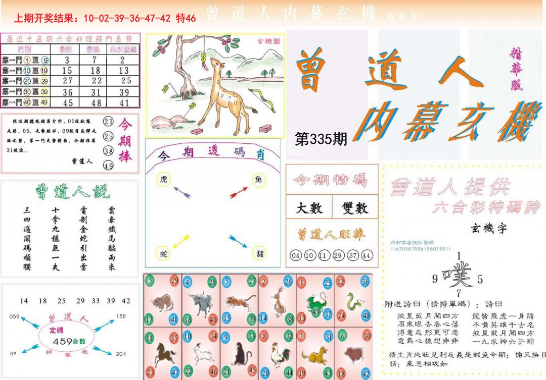 2024335期曾道人内幕精华版
