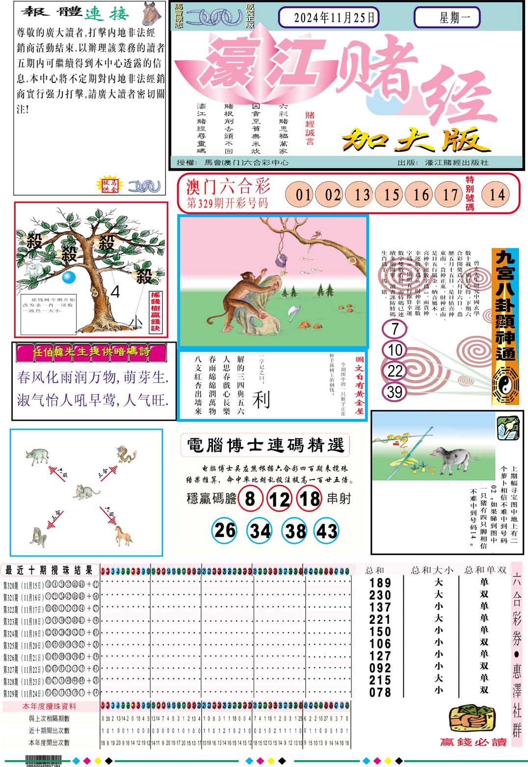 2024330期濠江赌经A加大版