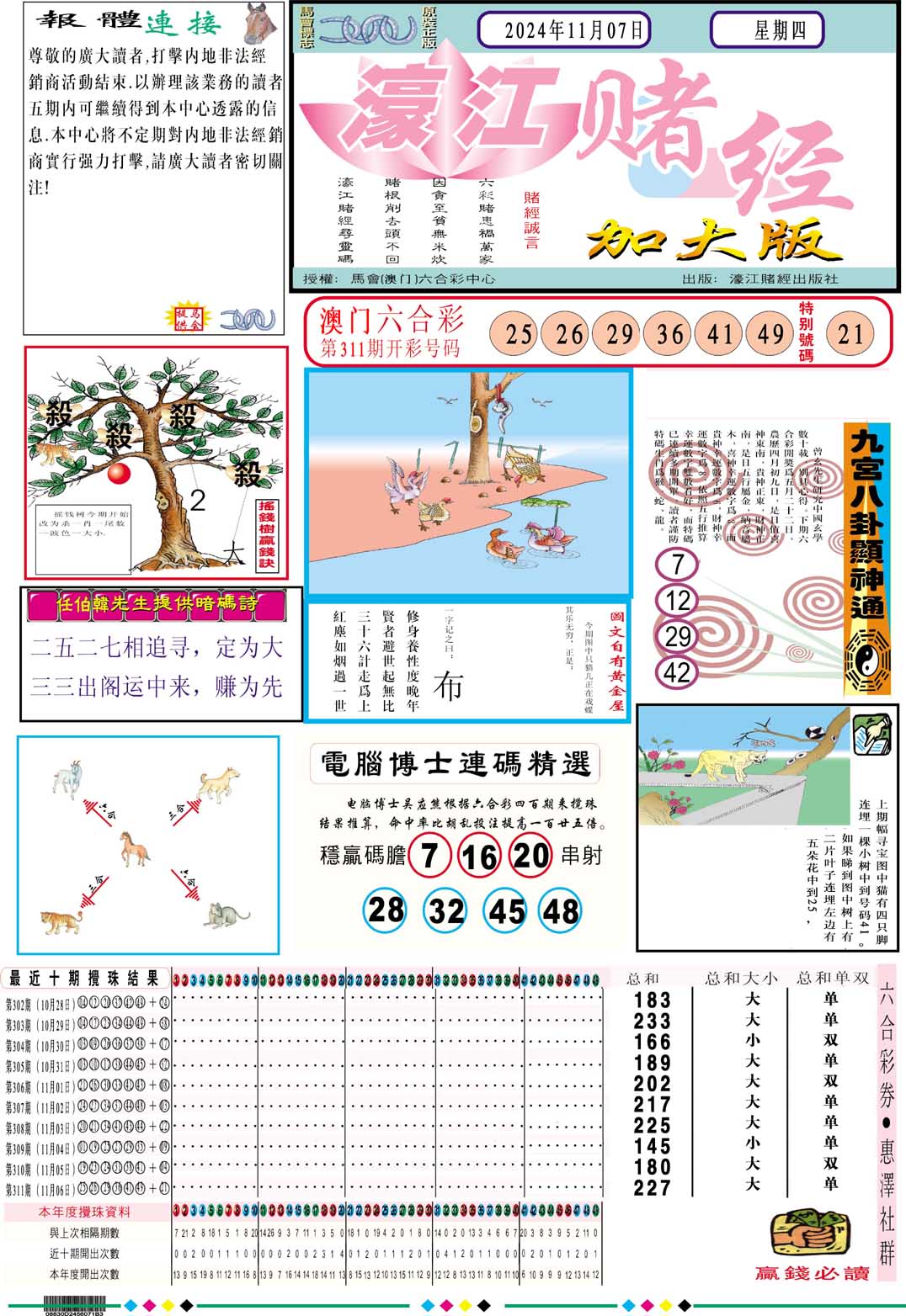 2024312期濠江赌经A加大版