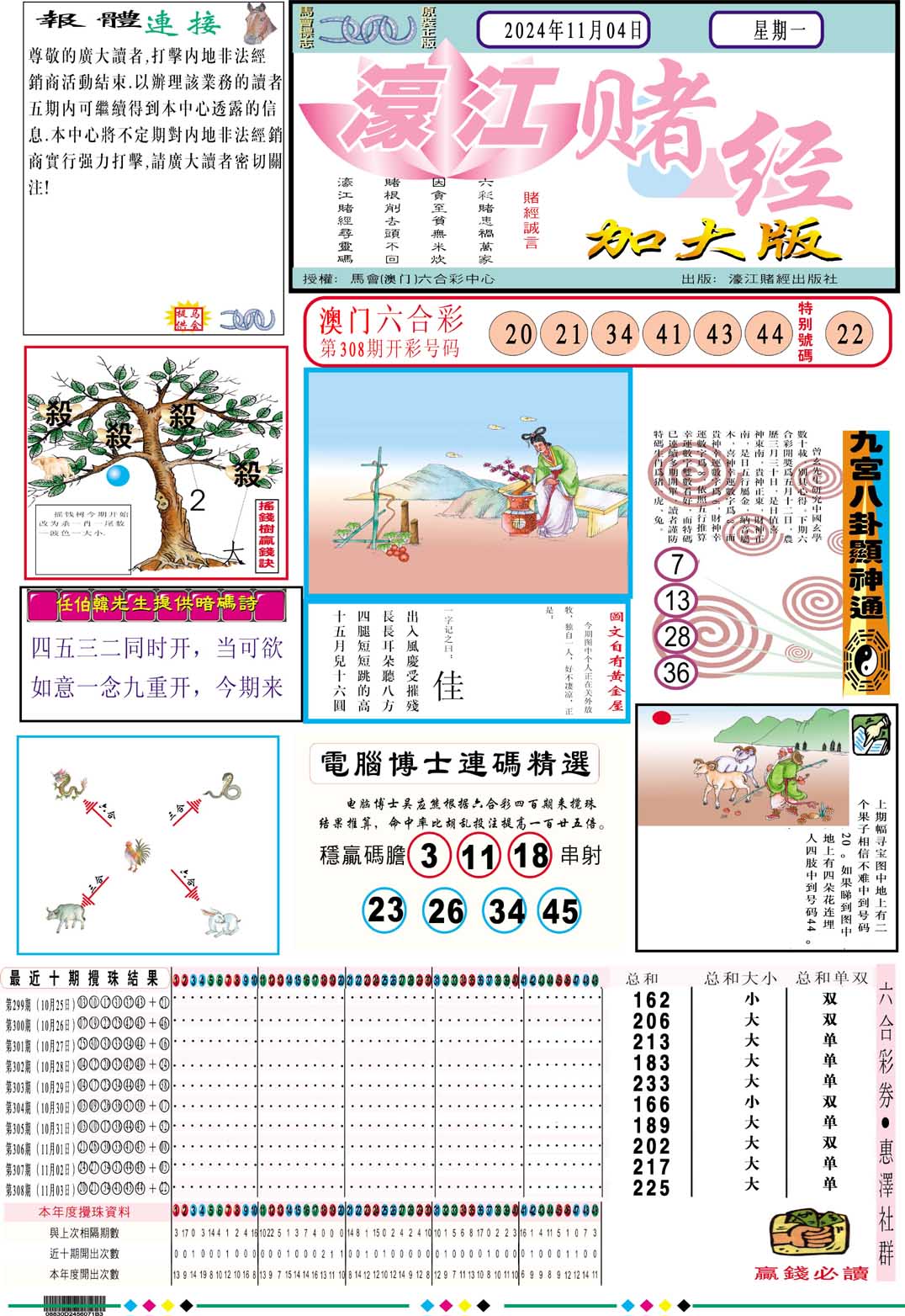 2024309期濠江赌经A加大版