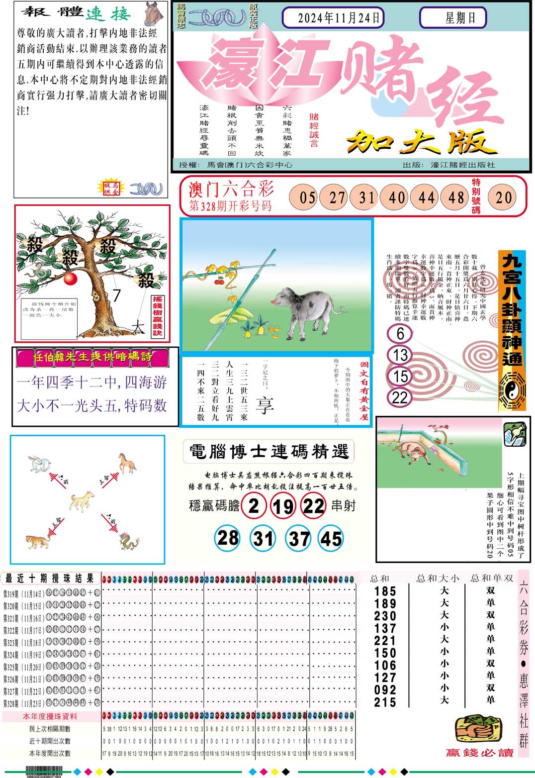 2024329期濠江赌经A加大版