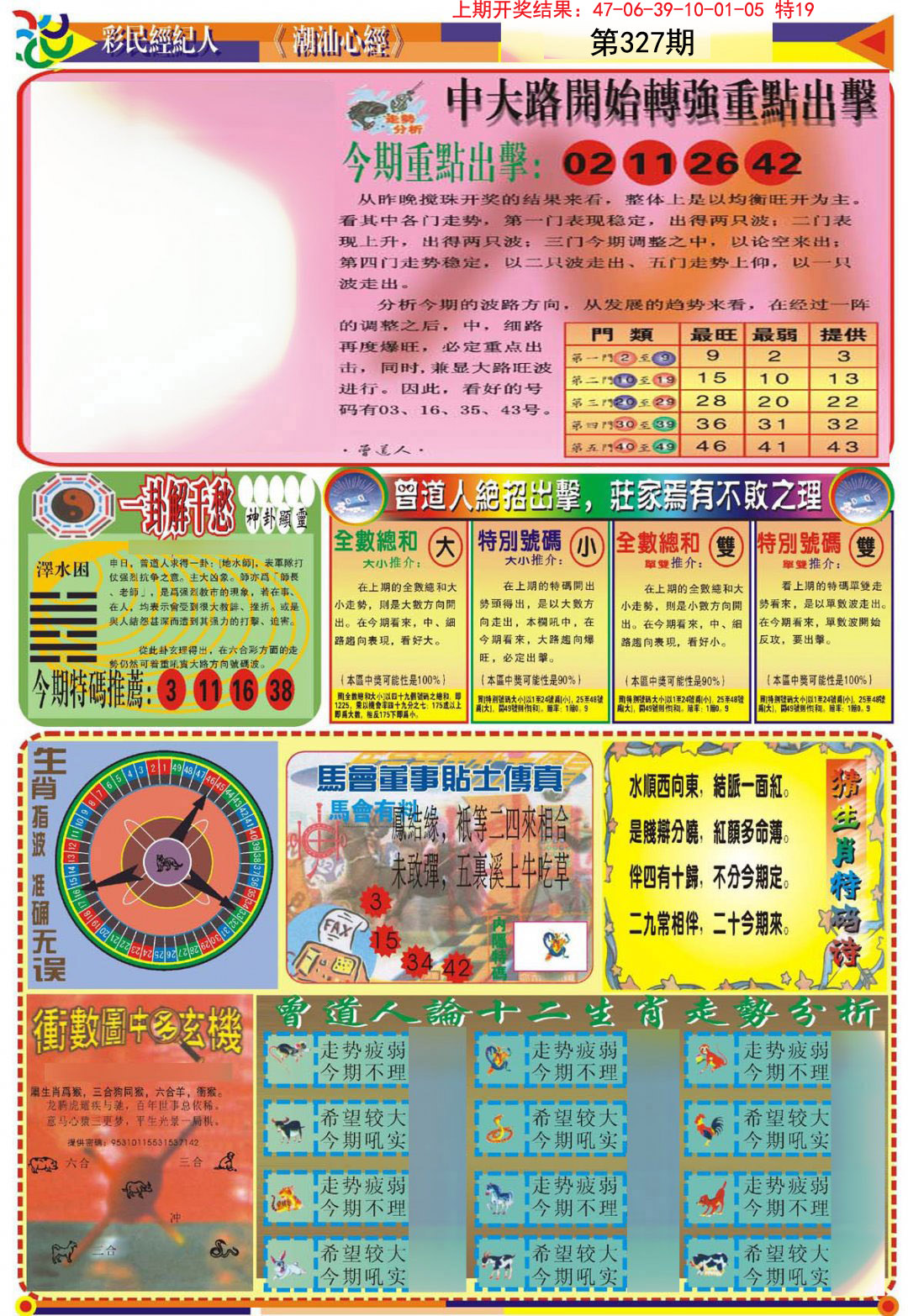2024327期潮汕心经B