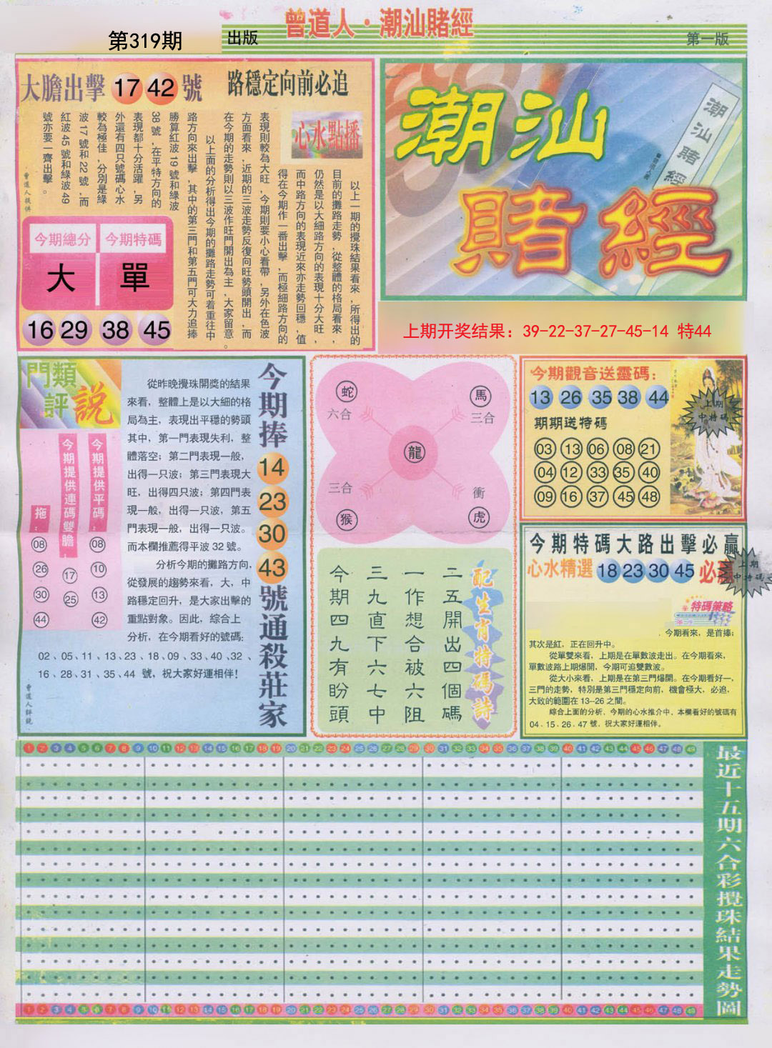 2024319期潮汕赌经A
