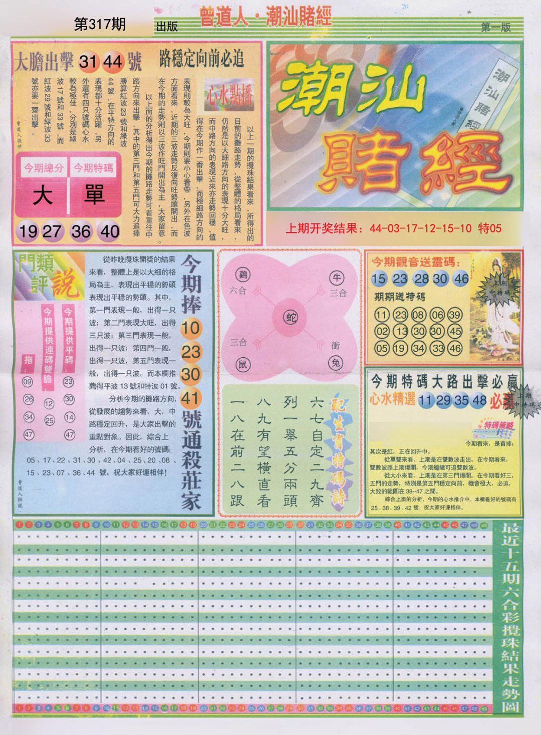 2024317期潮汕赌经A