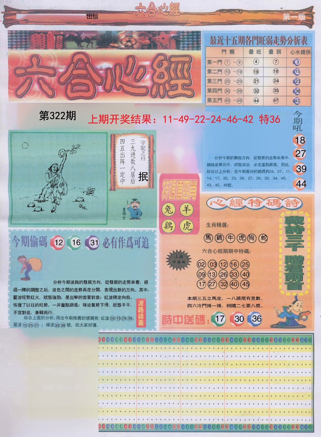 2024322期六合心经A
