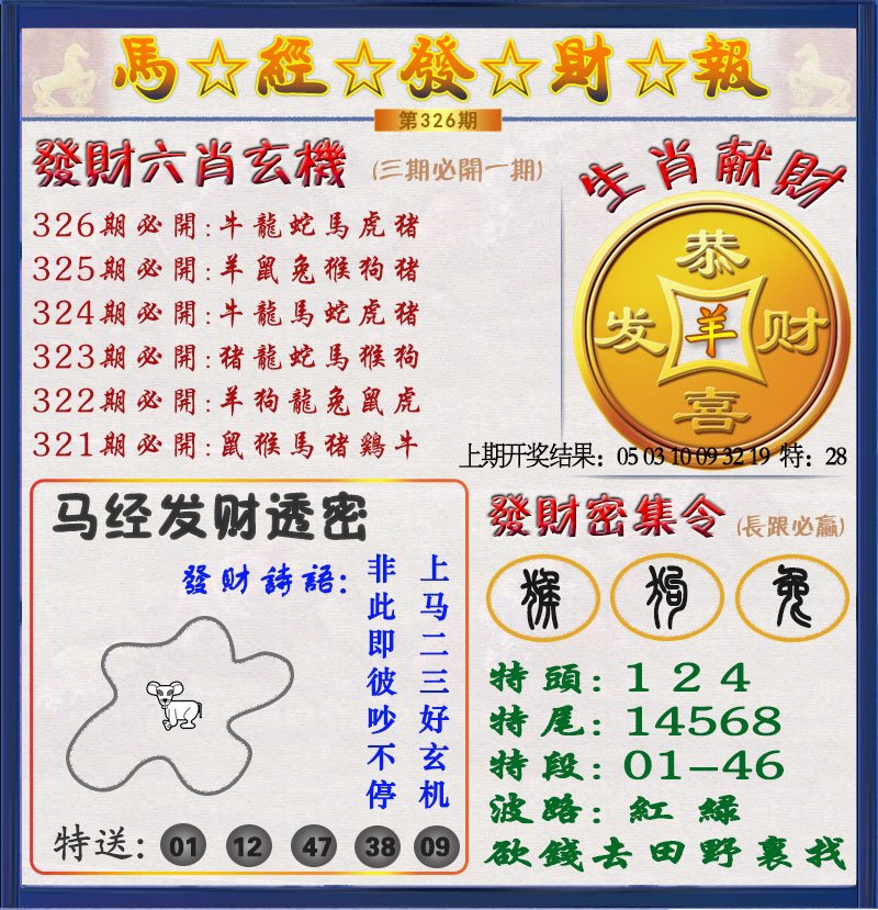 2024326期发财报