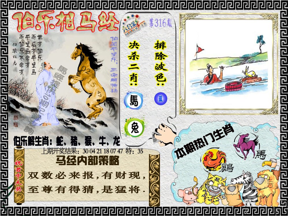 2024316期伯乐相马经