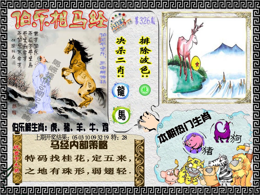 2024326期伯乐相马经