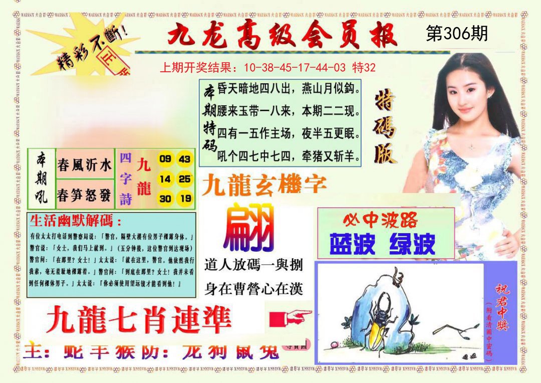 2024306期九龙高级会员报