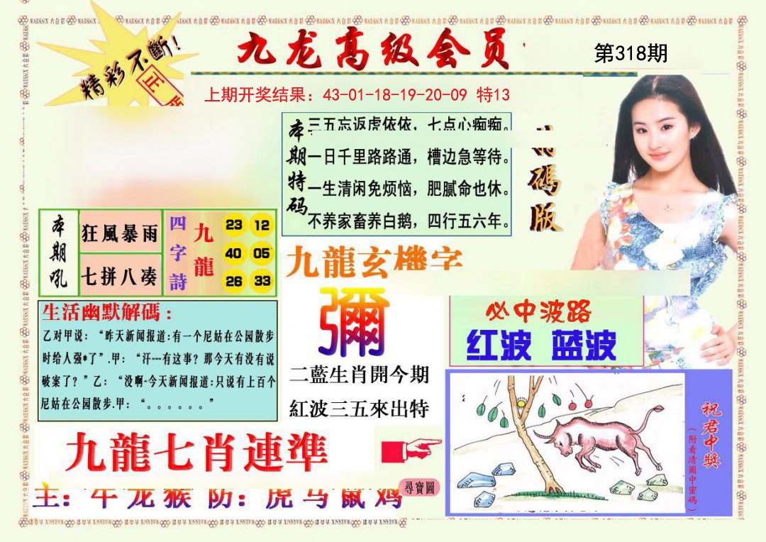 2024318期九龙高级会员报