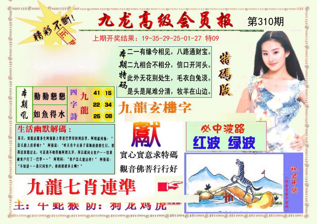 2024310期九龙高级会员报
