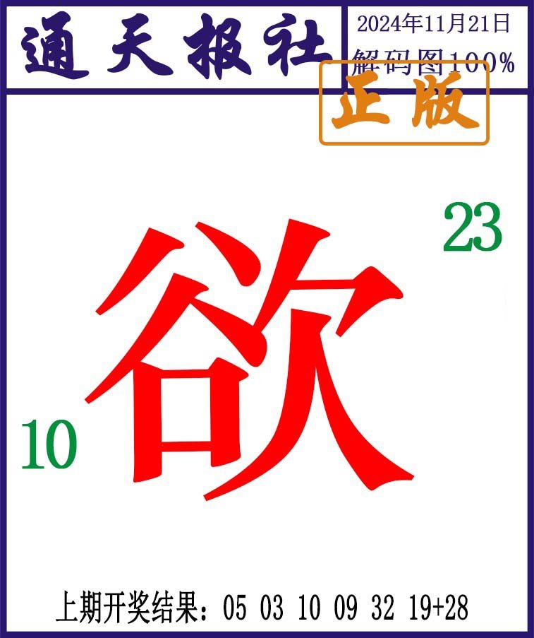 2024326期通天报解码图