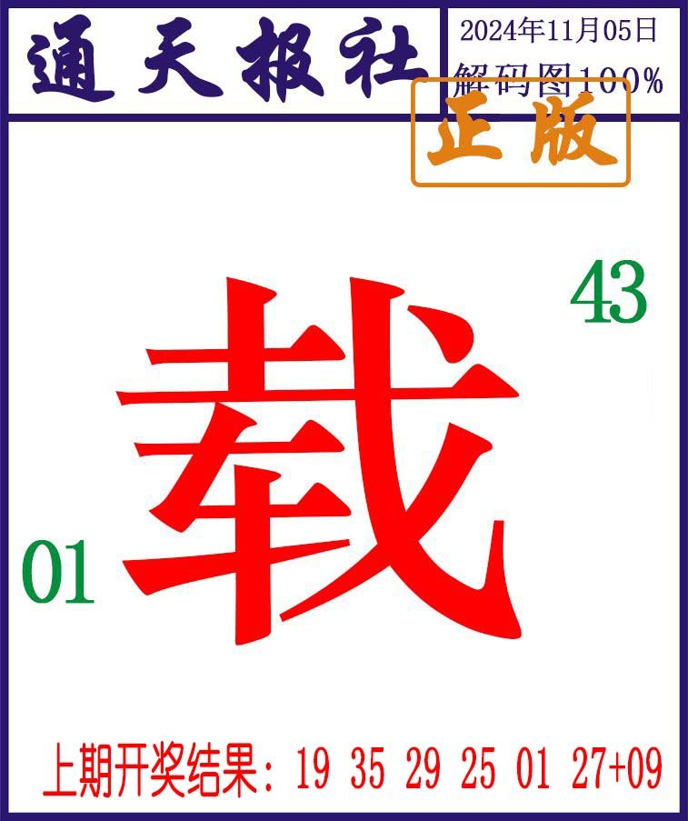 2024310期通天报解码图