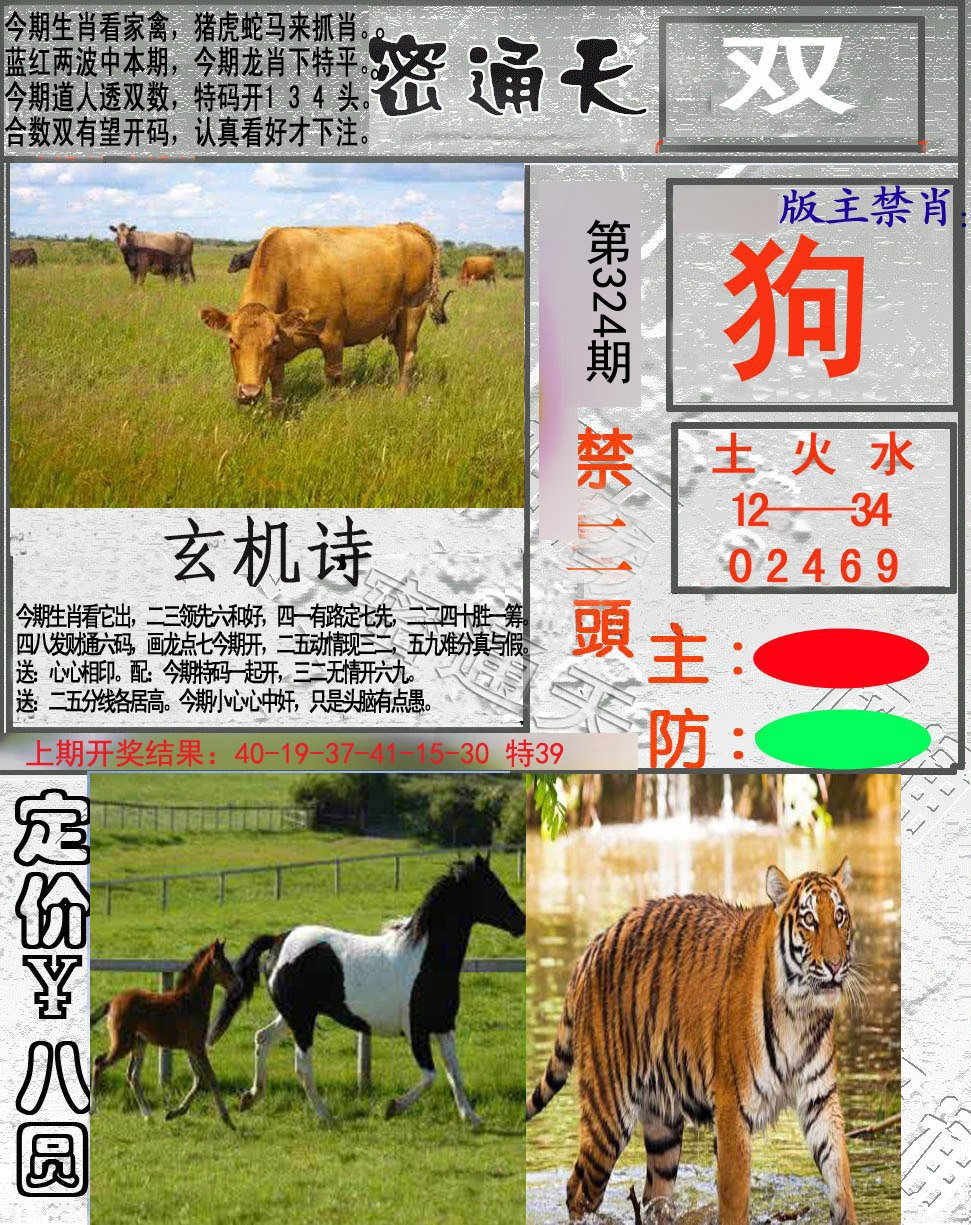 2024324期密通天