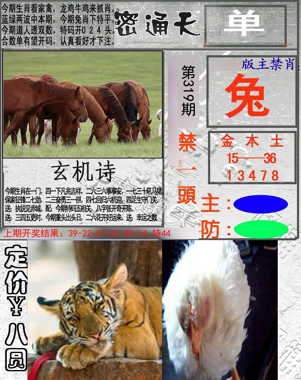 2024319期密通天