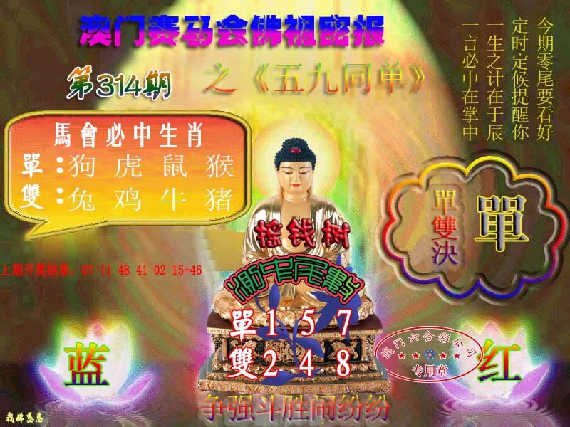 2024314期佛主密报-莲花双宝