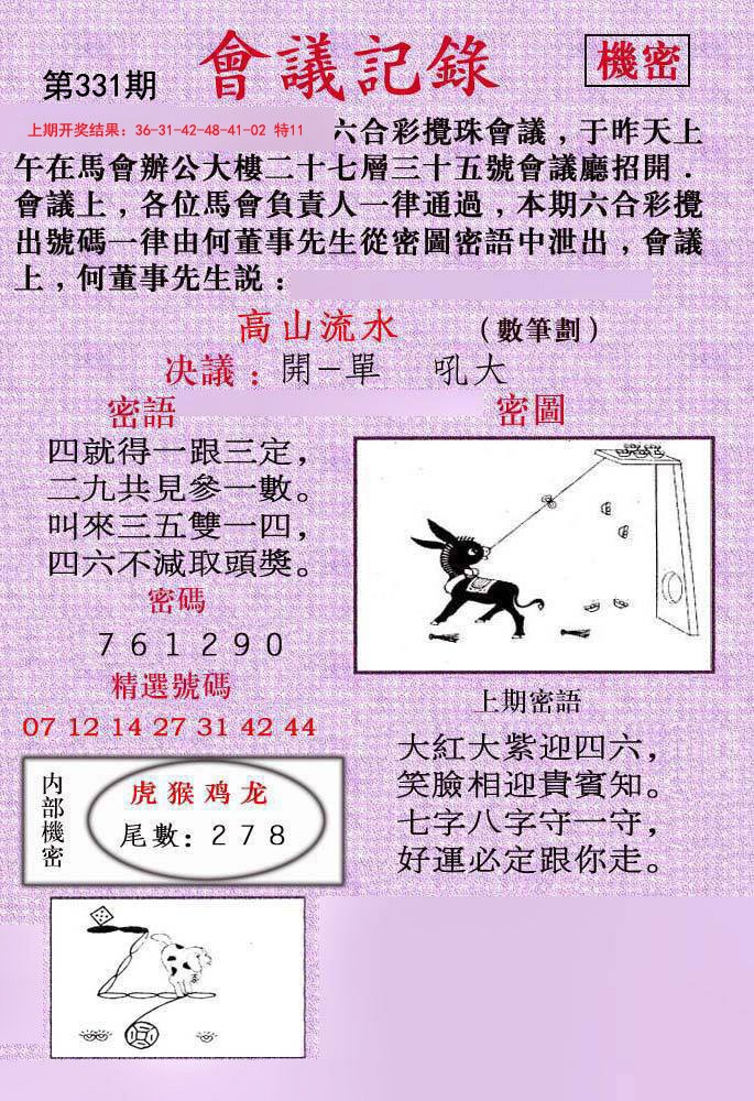 2024331期会议记录