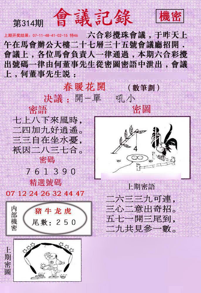 2024314期会议记录