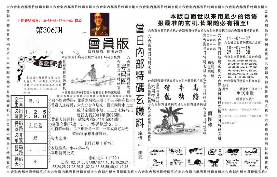 2024306期当日特码玄机报