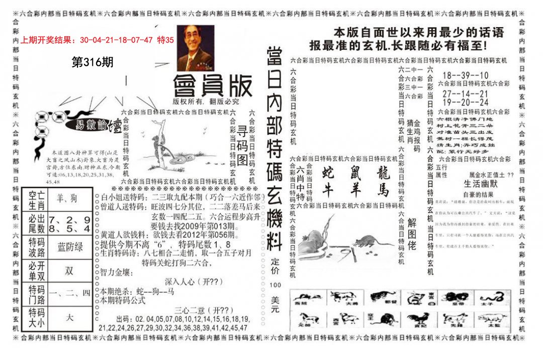 2024316期当日特码玄机报
