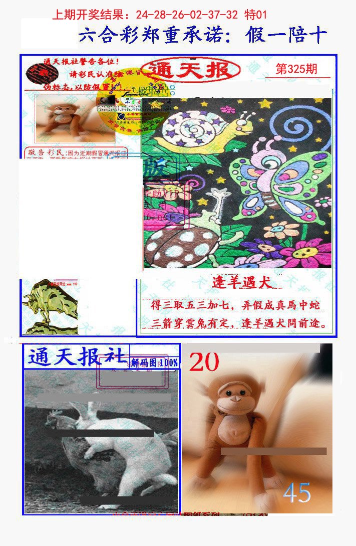 2024325期假一陪十通天报