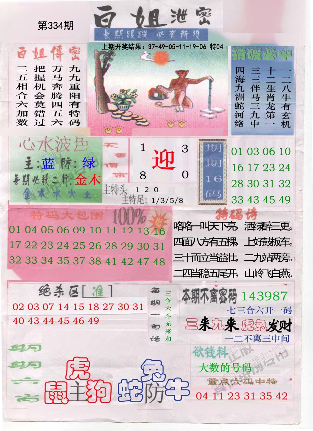 2024334期白姐泄密