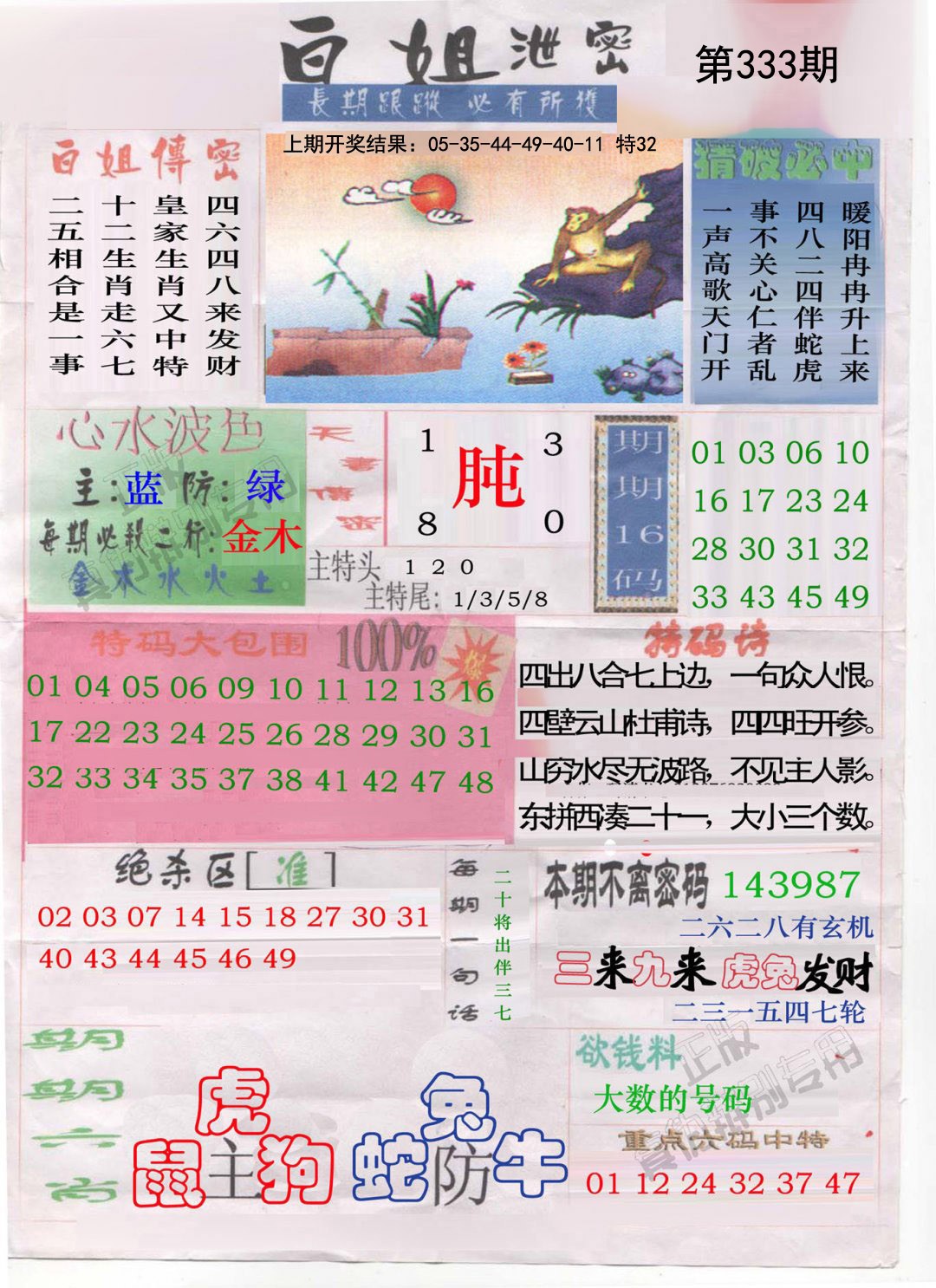 2024333期白姐泄密