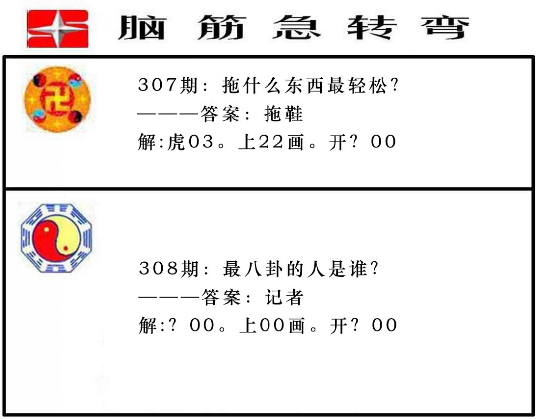 2024308期脑筋急转弯