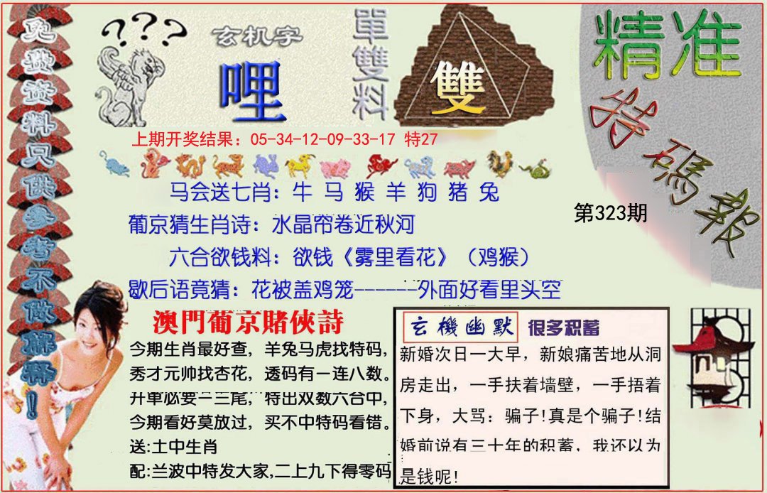 2024323期精准<特碼報>
