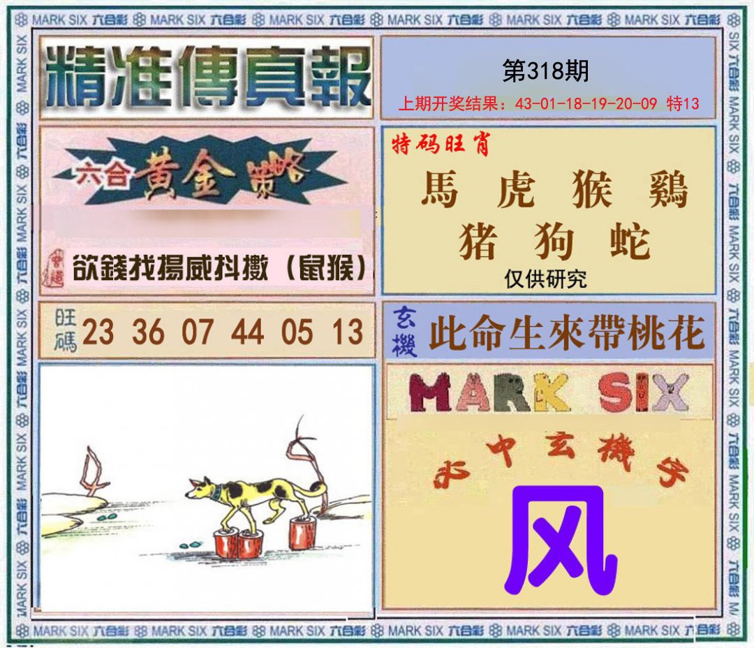 2024318期精准<傳真報>